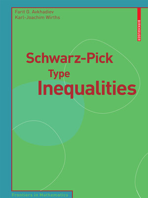 cover image of Schwarz-Pick Type Inequalities